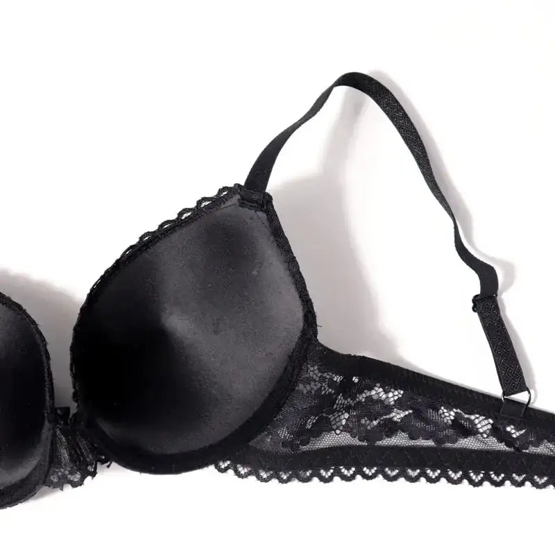 Small Size Bras for Women Lace Molded Cup Bra with Wire No Pad 75B 80B 85B - The Lady's Haven Boutique