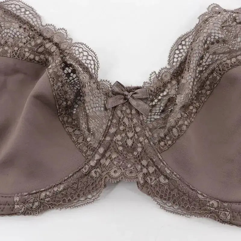 Beauwear Thin Cup Bras for Women Adjusted-straps Underwire Bra Sexy Underwear Lace Bralette Lingerie Top Plus Size