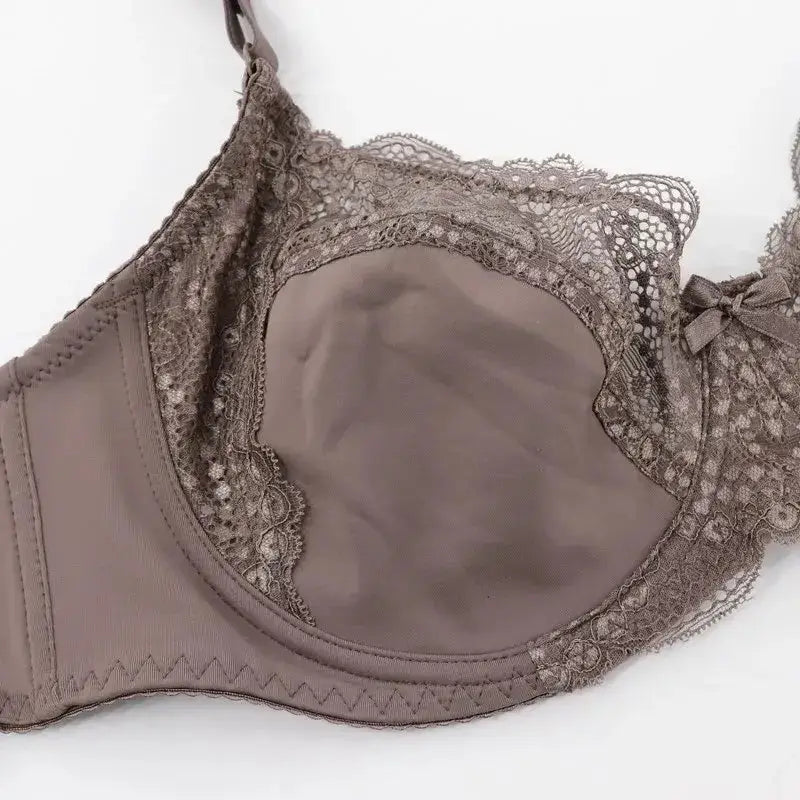 Beauwear Thin Cup Bras for Women Adjusted-straps Underwire Bra Sexy Underwear Lace Bralette Lingerie Top Plus Size