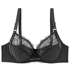 Beauwear Thin Cup Bras for Women Adjusted-straps Underwire Bra Sexy Underwear Lace Bralette Lingerie Top Plus Size