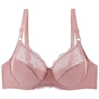 Beauwear Thin Cup Bras for Women Adjusted-straps Underwire Bra Sexy Underwear Lace Bralette Lingerie Top Plus Size
