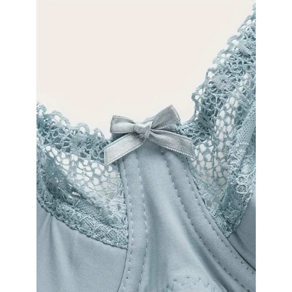 Women Floral Lace Underwire Bra Sexy Lingerie Plus Size Bralette Large Cup 36-46 E - The Lady's Haven Boutique