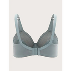 Beauwear Women Floral Lace Bras Perspective Underwire Bra Sexy Lingerie Plus Size Bralette Large Cup 36-46 E