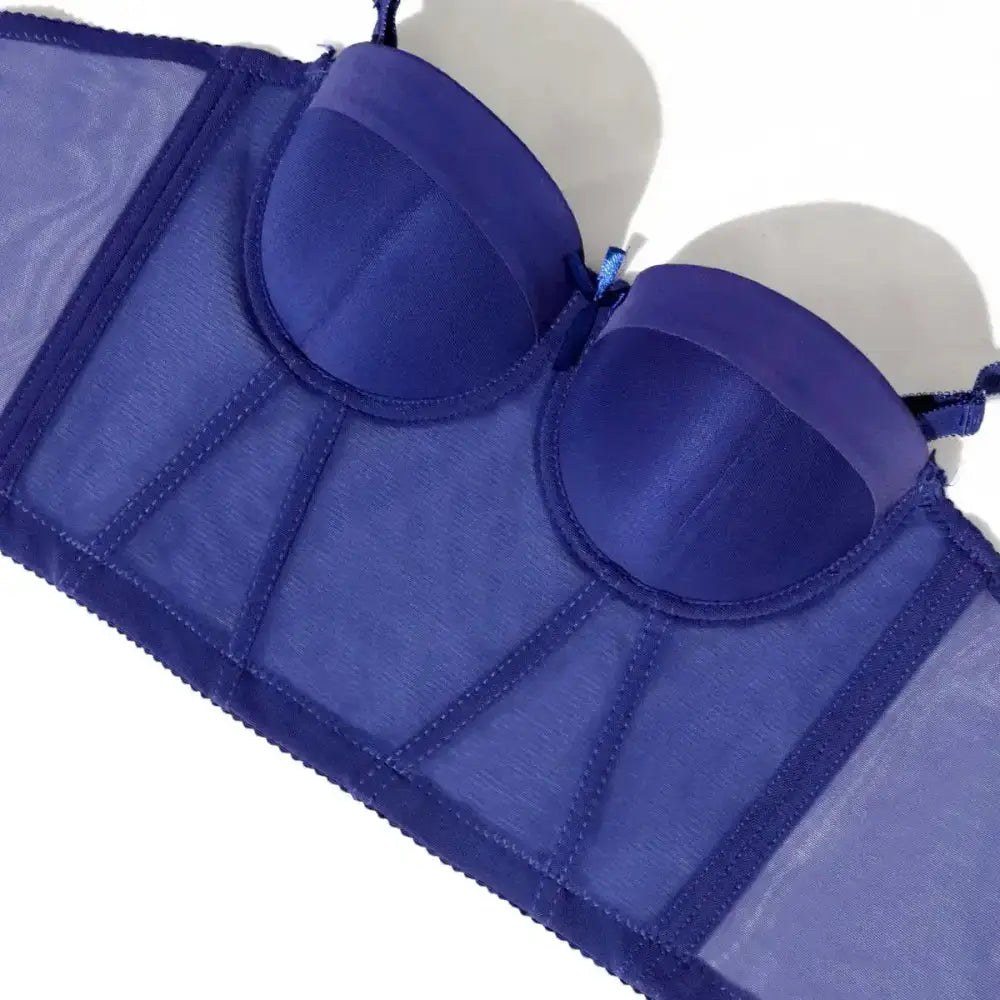 BEAUWEAR Women Small Size Corset top for women Push Up Bra Top Padded Bra Half Cup Bustier 75B-90B