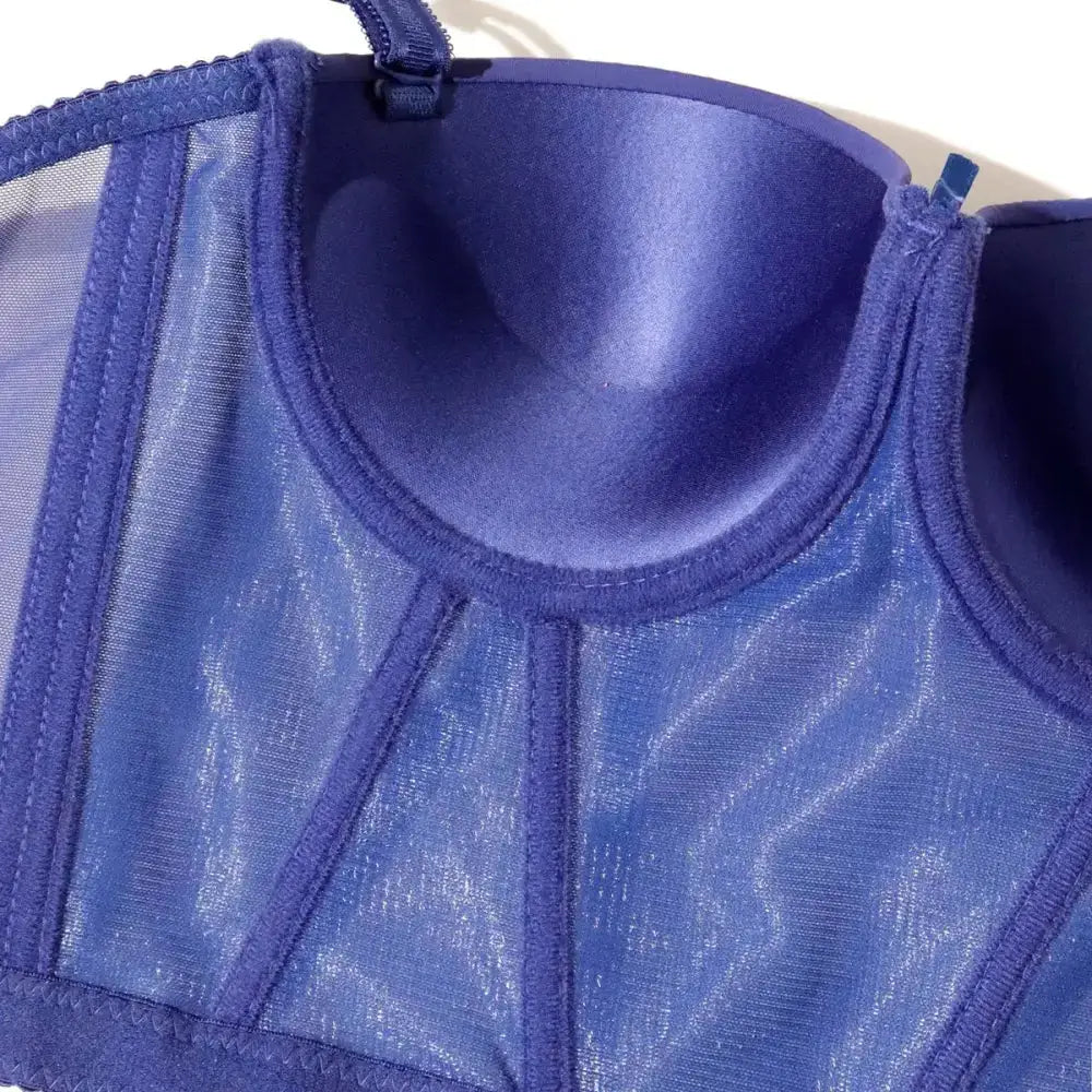 Women Small Size Corset Top Push Up Bra Padded Half Cup Bustier 75B to 90B - The Lady's Haven Boutique