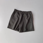 Casual Sports Shorts for Women in Dark Gray with Comfortable Elastic Waist and Pockets