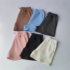 Casual Sports Shorts for Women in Various Colors Including Brown, Blue, Pink, Black, and Grey