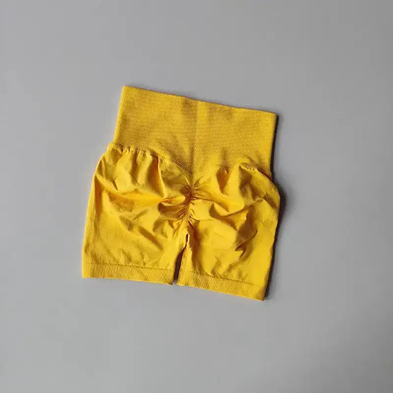 Colorful High-Waist Yoga Shorts Women - The Lady's Haven Boutique