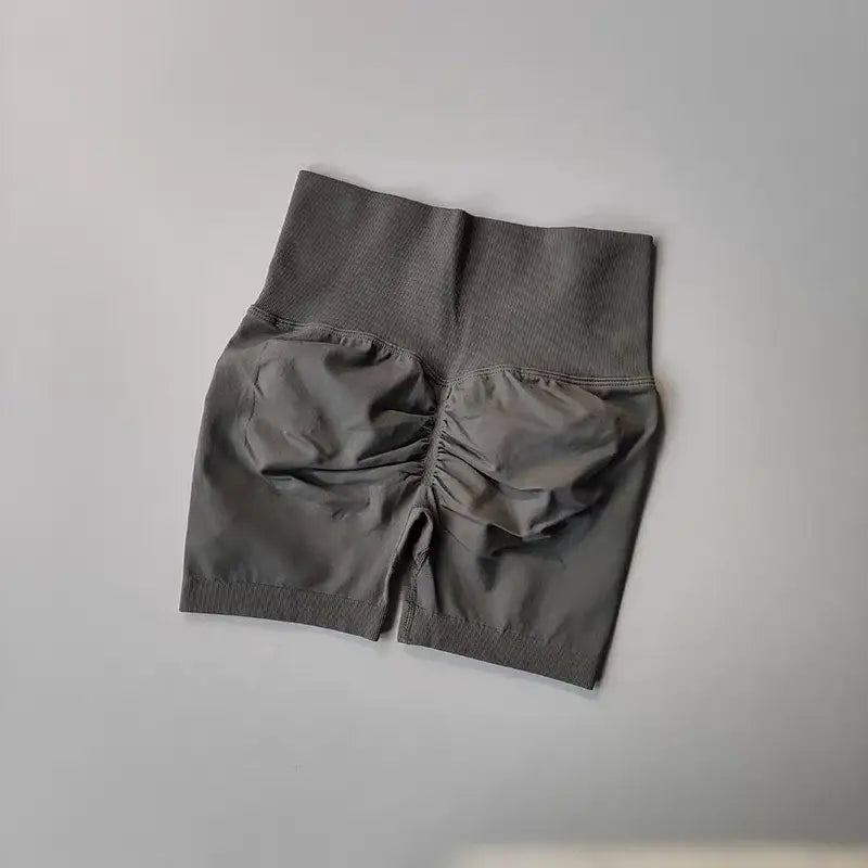 Colorful High-Waist Yoga Shorts Women - The Lady's Haven Boutique