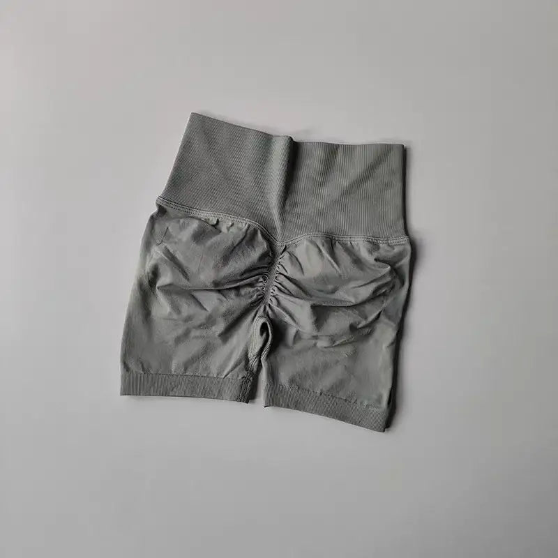 Colorful High-Waist Yoga Shorts Women - The Lady's Haven Boutique