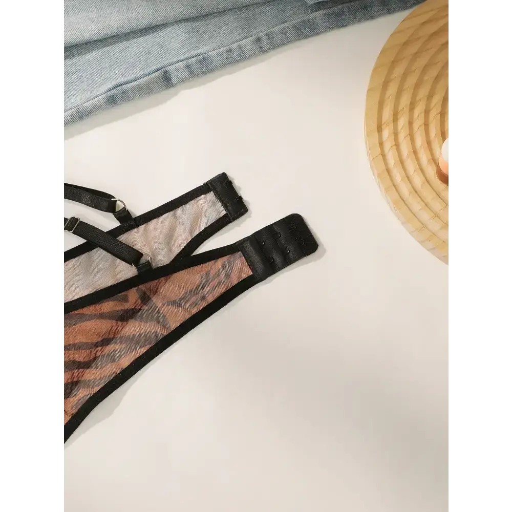 Comfortable Animal Print Lingerie Set - The Lady's Haven Boutique