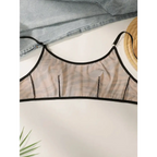 Comfortable animal print lingerie bralette with black trim and adjustable straps from The Lady's Haven Boutique