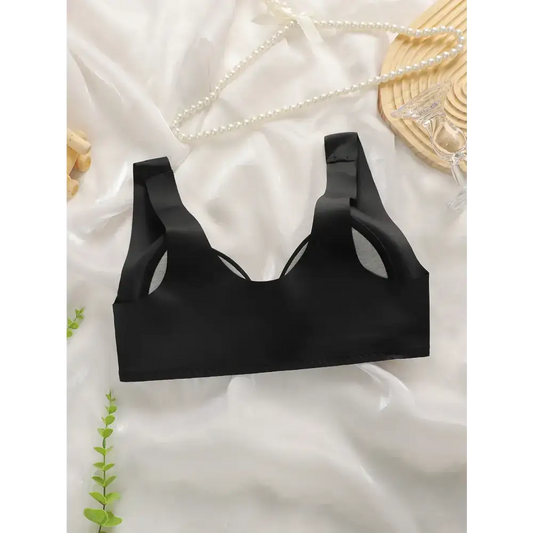 Comfortable Steel Ring Black Bra for Women - The Lady's Haven Boutique