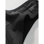 Close-up view of black fabric in a comfortable thong pack from The Lady's Haven Boutique