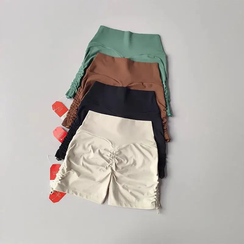 Drawstring Sports Shorts For Women Various Colors - The Lady's Haven Boutique