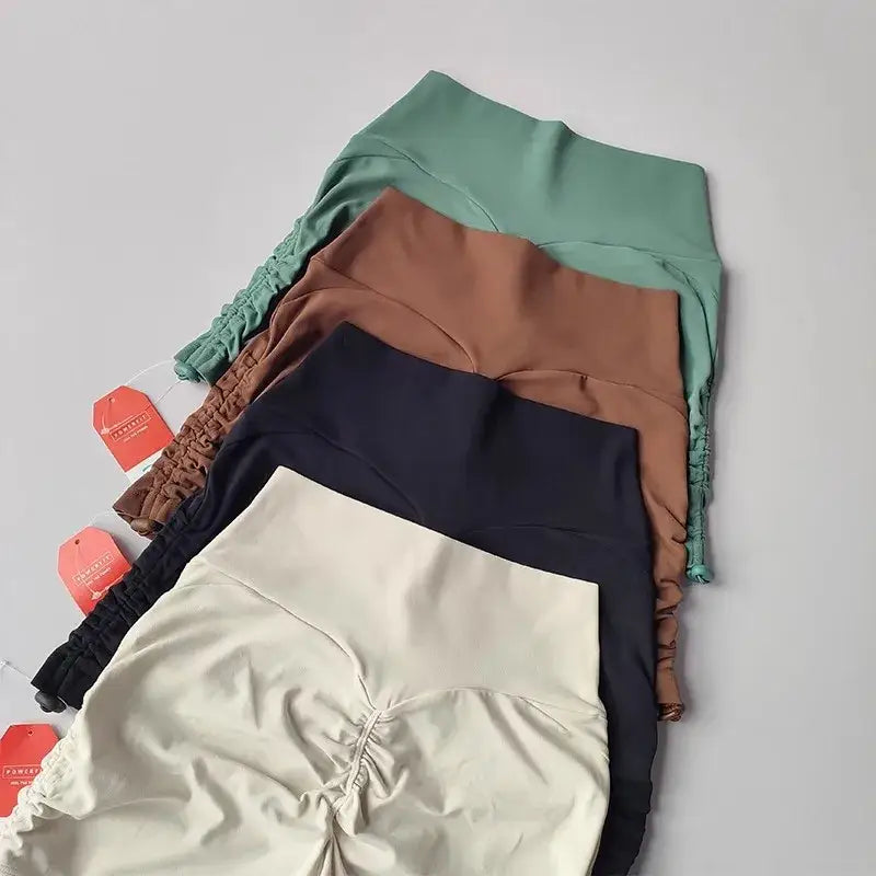 Drawstring Sports Shorts For Women Various Colors - The Lady's Haven Boutique