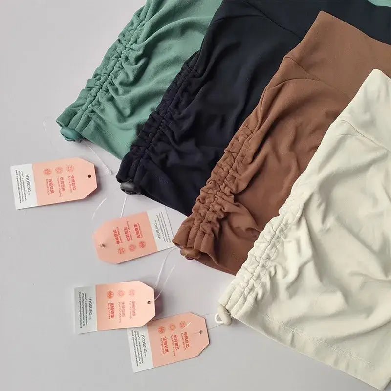 Drawstring Sports Shorts For Women Various Colors - The Lady's Haven Boutique