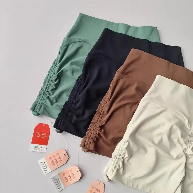 Drawstring Sports Shorts For Women Various Colors - The Lady's Haven Boutique