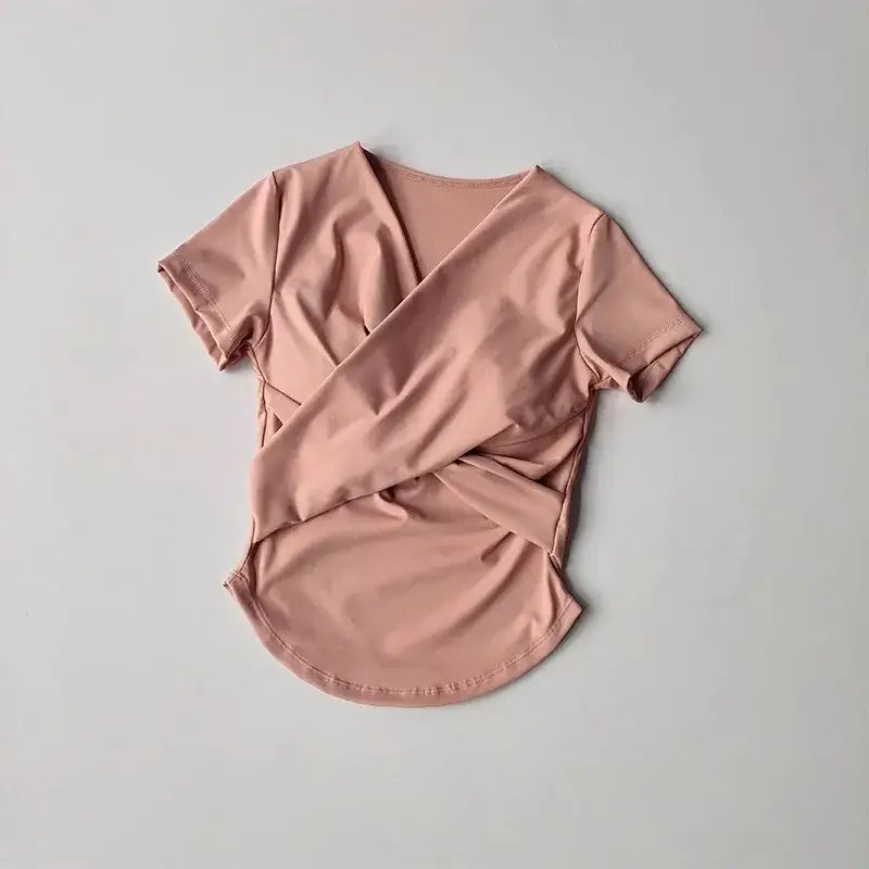 Female Quick Dry Sports Top with Built in Cup - The Lady's Haven Boutique