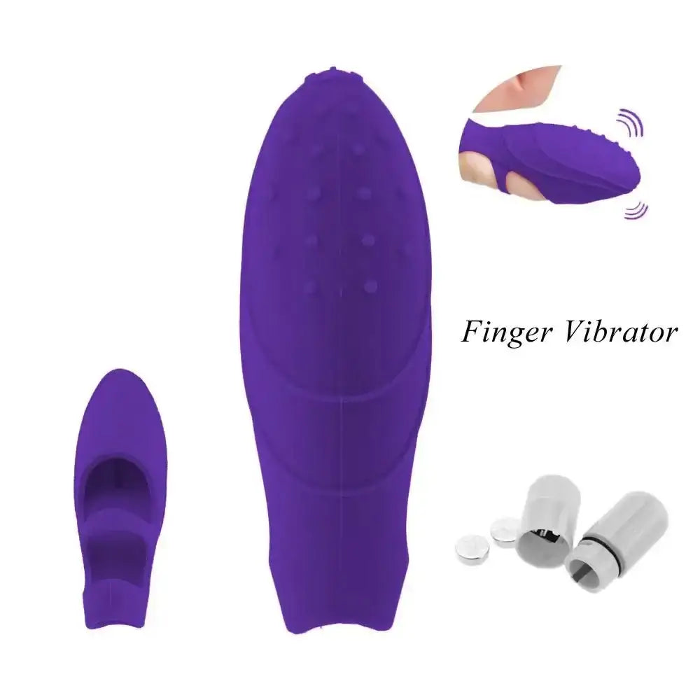 Finger Vibrators Clitoris G Spot Stimulator Erotic Toys Adult Product Lesbian 18+ Sex Toys for Woman Sex Adult Fun Game - The Lady's Haven