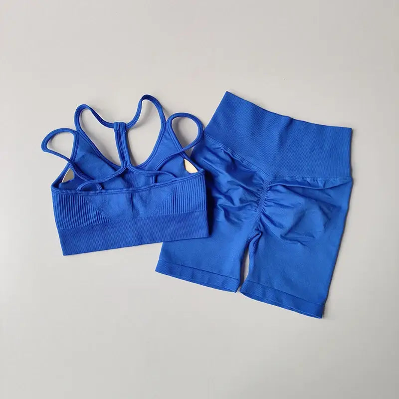 Fitness Bra and Shorts Set Collection - The Lady's Haven Boutique