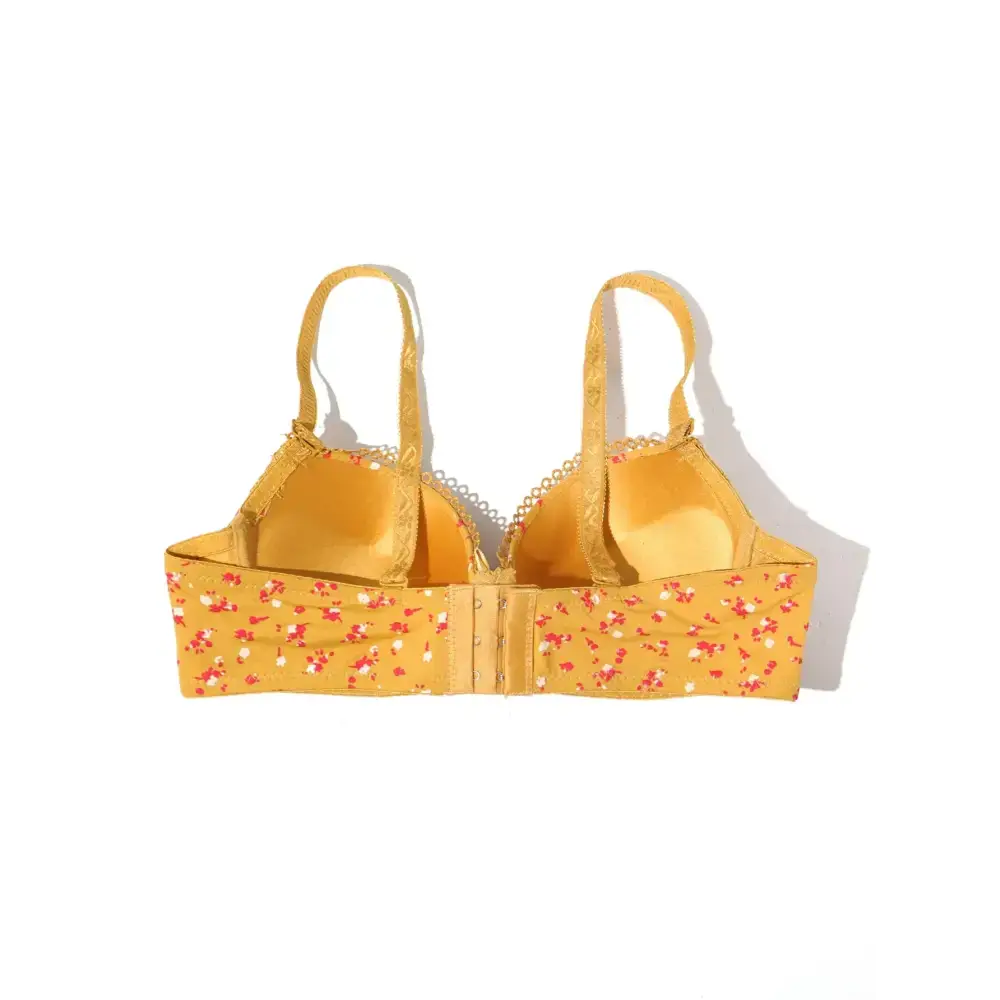 Floral Bras for Women Push Up Padded Lace Bra Underwire Embroidered Lingerie 75B-90B - The Lady's Haven Boutique