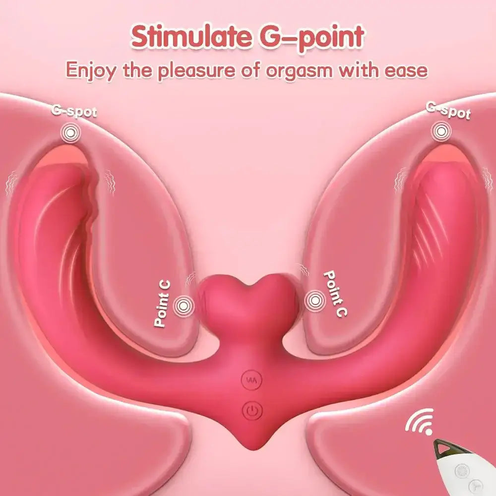 G - Spot Double - Ended Sex Toys Dildo Vibrator for Women Lesbian Couples 7 Vibration Vibrators Strapless Strap - on Adults Good XXX - The Lady's Haven