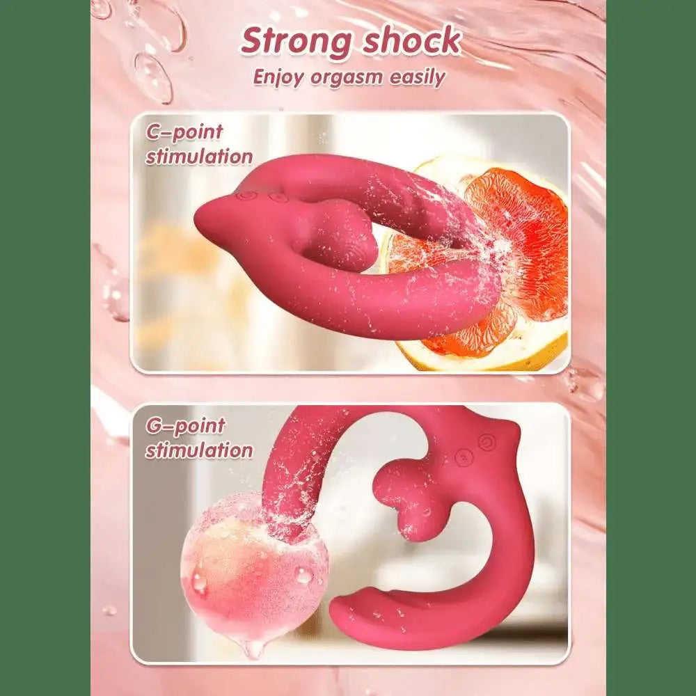 G - Spot Double - Ended Sex Toys Dildo Vibrator for Women Lesbian Couples 7 Vibration Vibrators Strapless Strap - on Adults Good XXX - The Lady's Haven