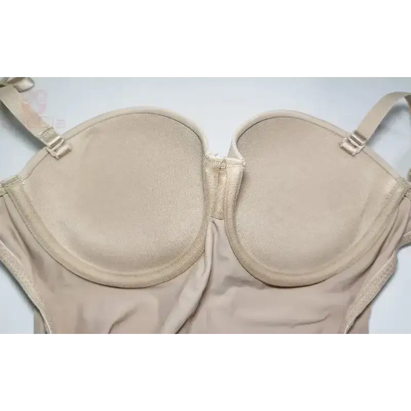 Beige push up full body shaper for women with adjustable straps and molded cups from The Lady's Haven Boutique