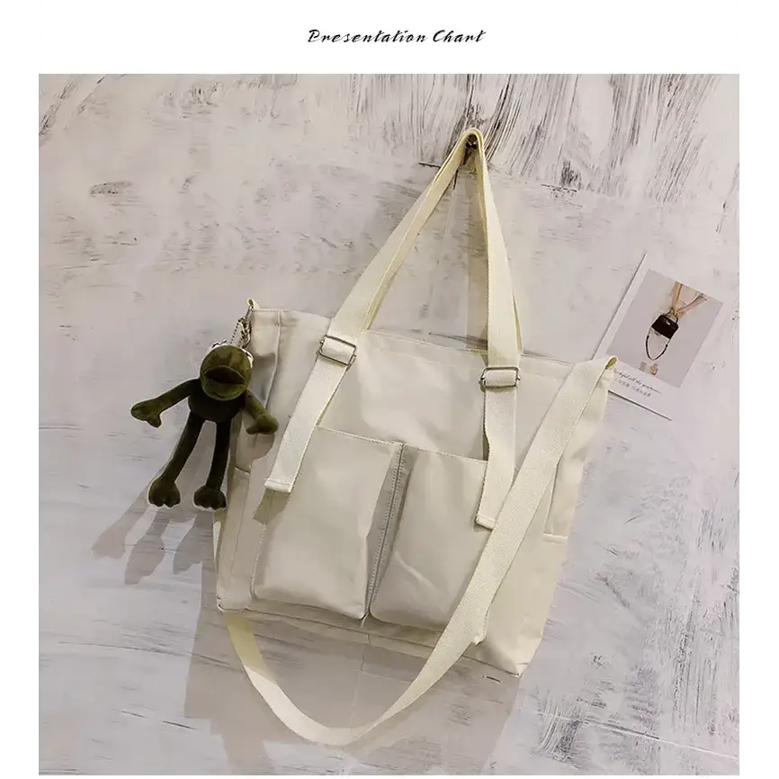 High Capacity Waterproof Nylon Handbags - The Lady's Haven Boutique
