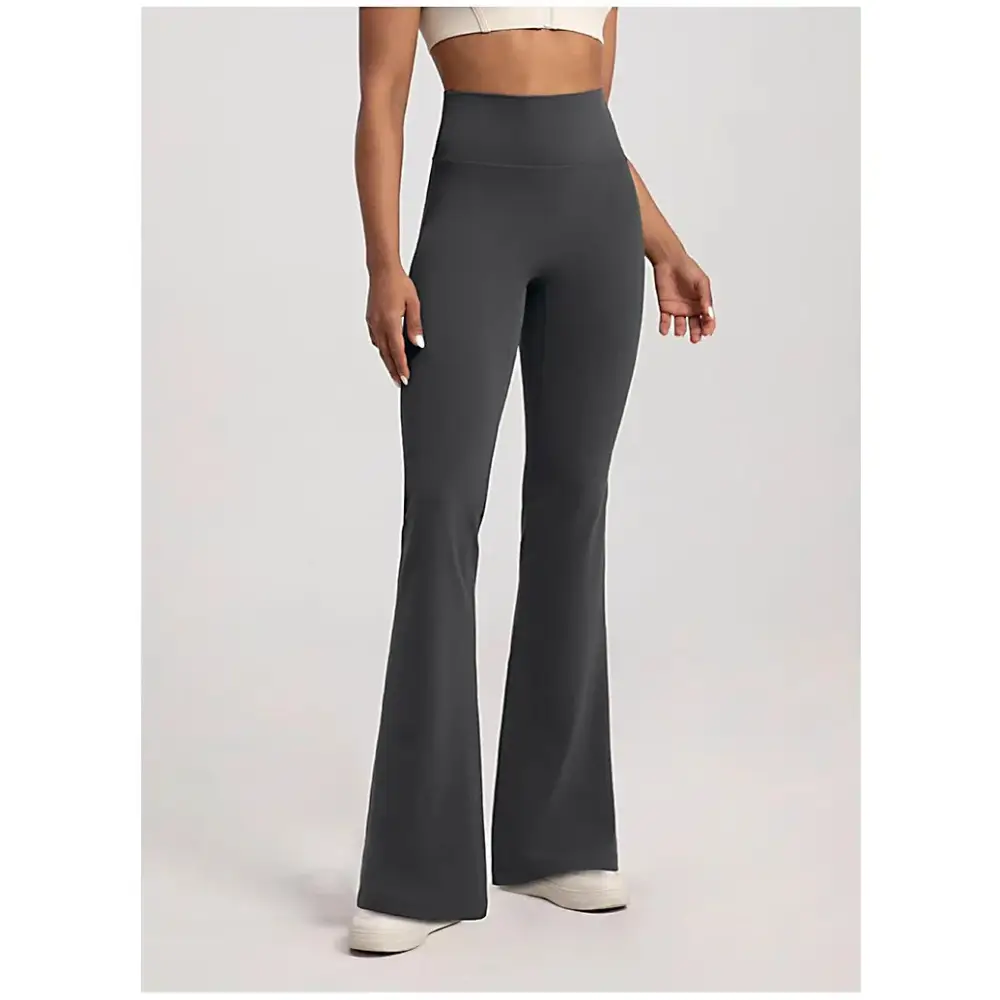 High Waist Ladies Bell-Bottom Yoga Pants - The Lady's Haven Boutique