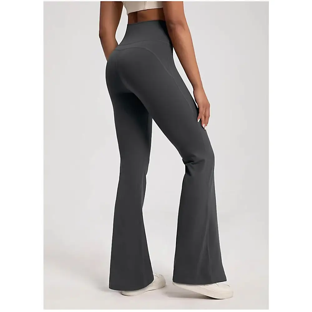 High Waist Ladies Bell-Bottom Yoga Pants - The Lady's Haven Boutique