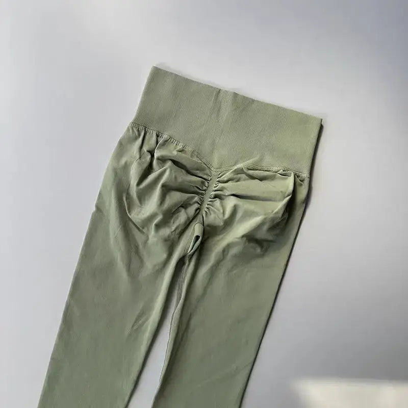 High Waist Seamless Yoga Leggings Various Colors - The Lady's Haven Boutique