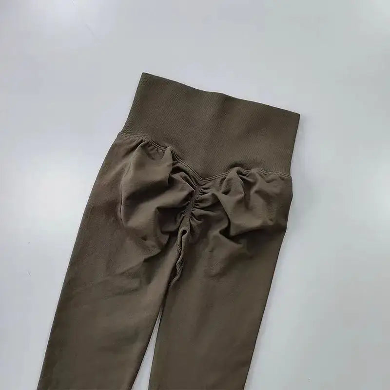 High Waist Seamless Yoga Leggings Various Colors - The Lady's Haven Boutique