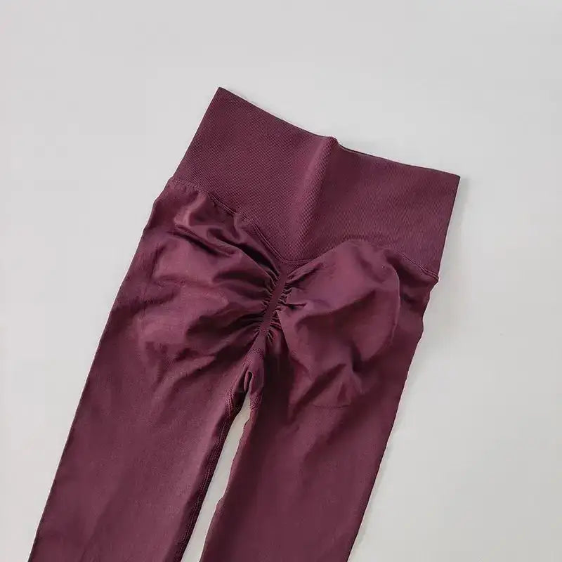 High Waist Seamless Yoga Leggings Various Colors - The Lady's Haven Boutique