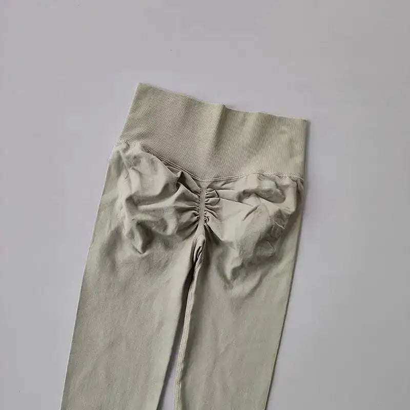 High Waist Seamless Yoga Leggings Various Colors - The Lady's Haven Boutique