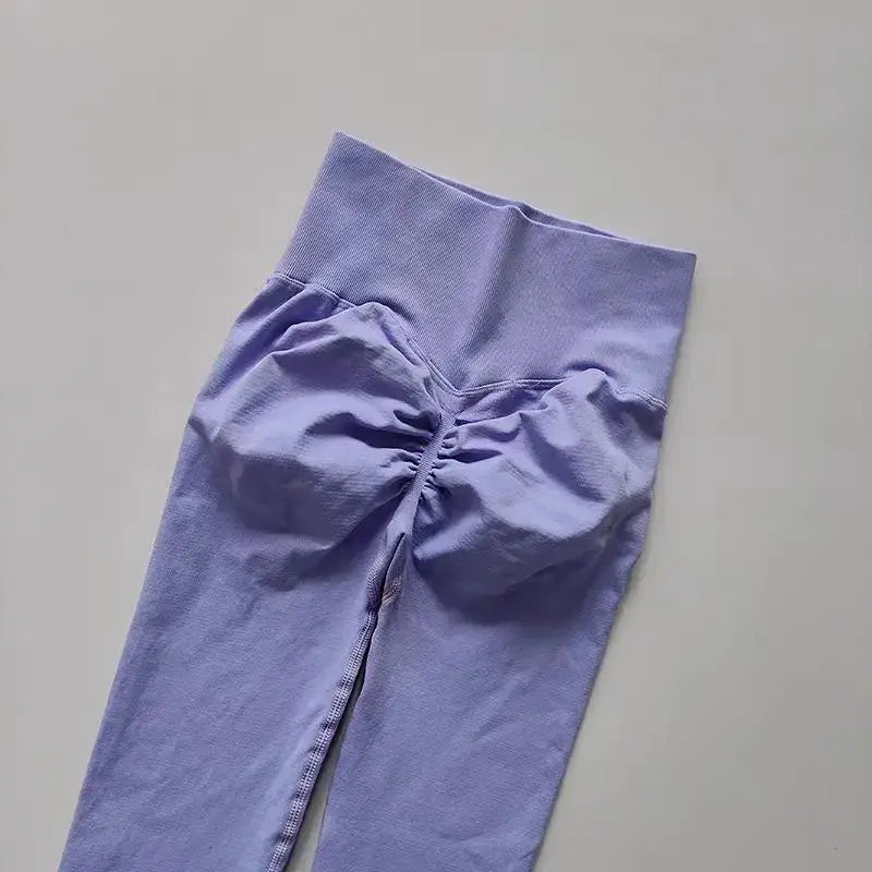 High Waist Seamless Yoga Leggings Various Colors - The Lady's Haven Boutique