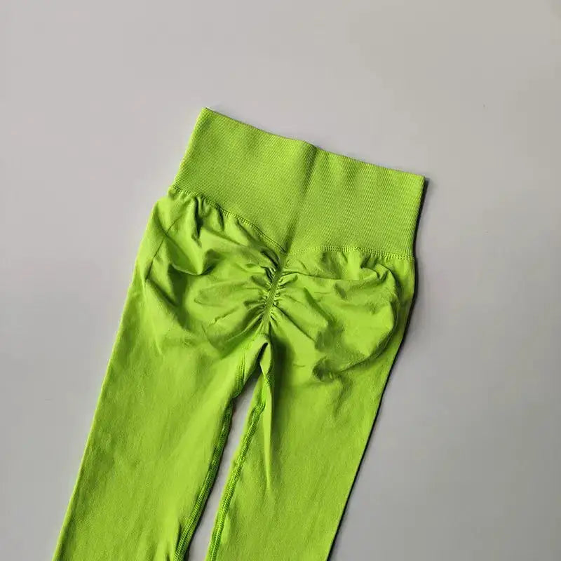 High Waist Seamless Yoga Leggings Various Colors - The Lady's Haven Boutique