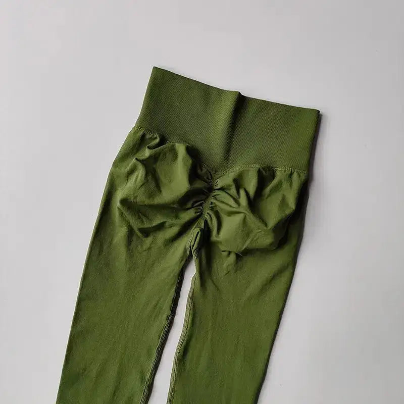 High Waist Seamless Yoga Leggings Various Colors - The Lady's Haven Boutique