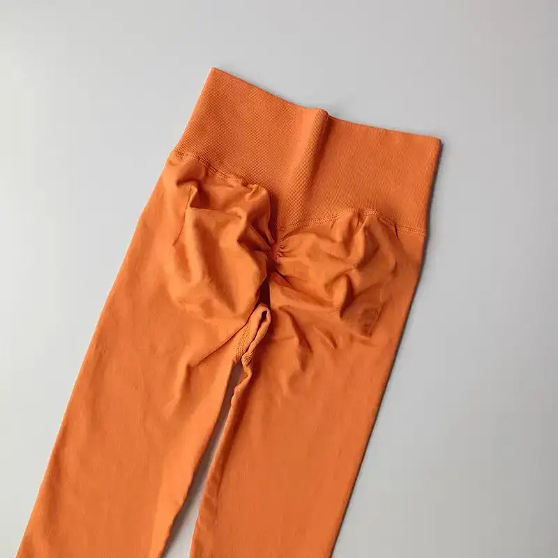 High Waist Seamless Yoga Leggings Various Colors - The Lady's Haven Boutique