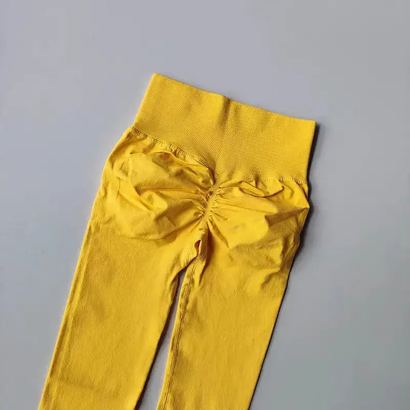 High Waist Seamless Yoga Leggings Various Colors - The Lady's Haven Boutique