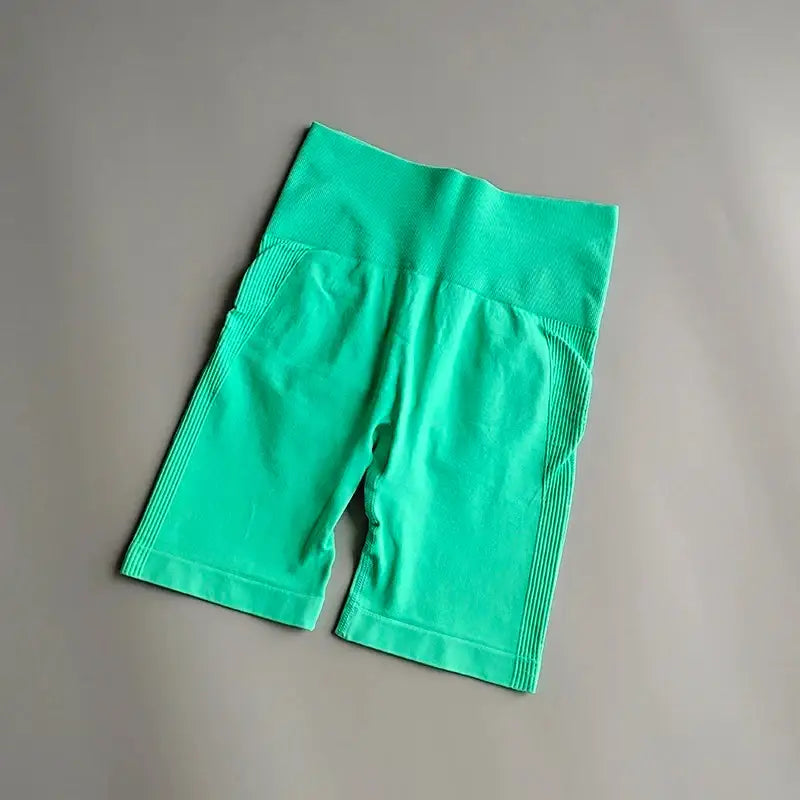 High Waist Seamless Yoga Shorts For Women - The Lady's Haven Boutique