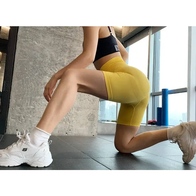 High Waist Seamless Yoga Shorts For Women - The Lady's Haven Boutique