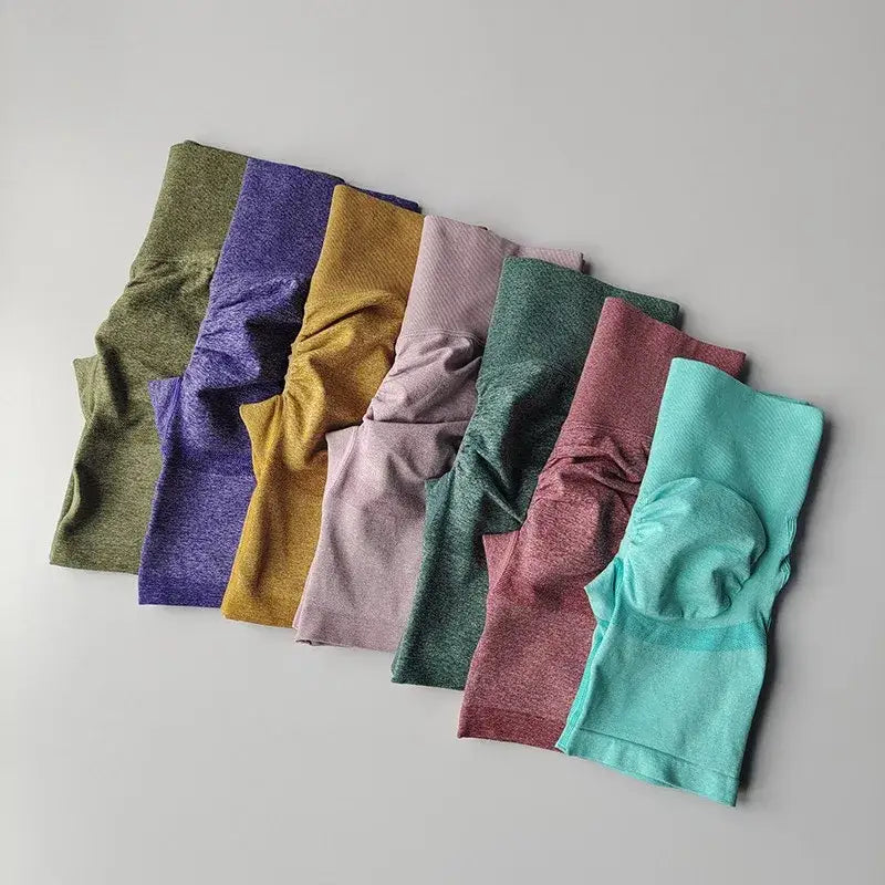 High Waist Seamless Yoga Shorts For Women - The Lady's Haven Boutique