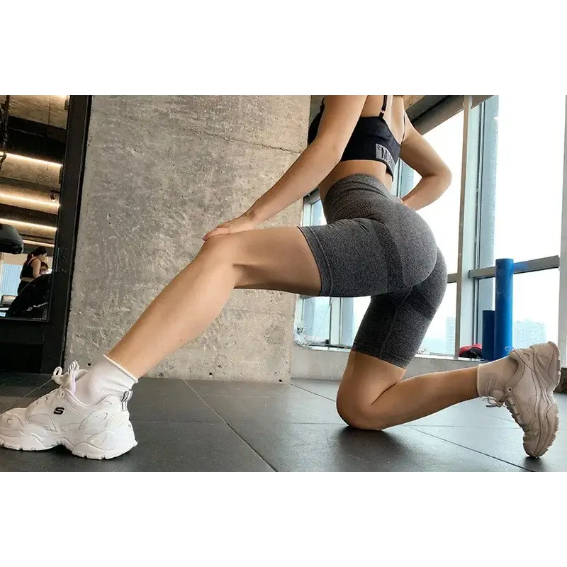 High Waist Seamless Yoga Shorts For Women - The Lady's Haven Boutique