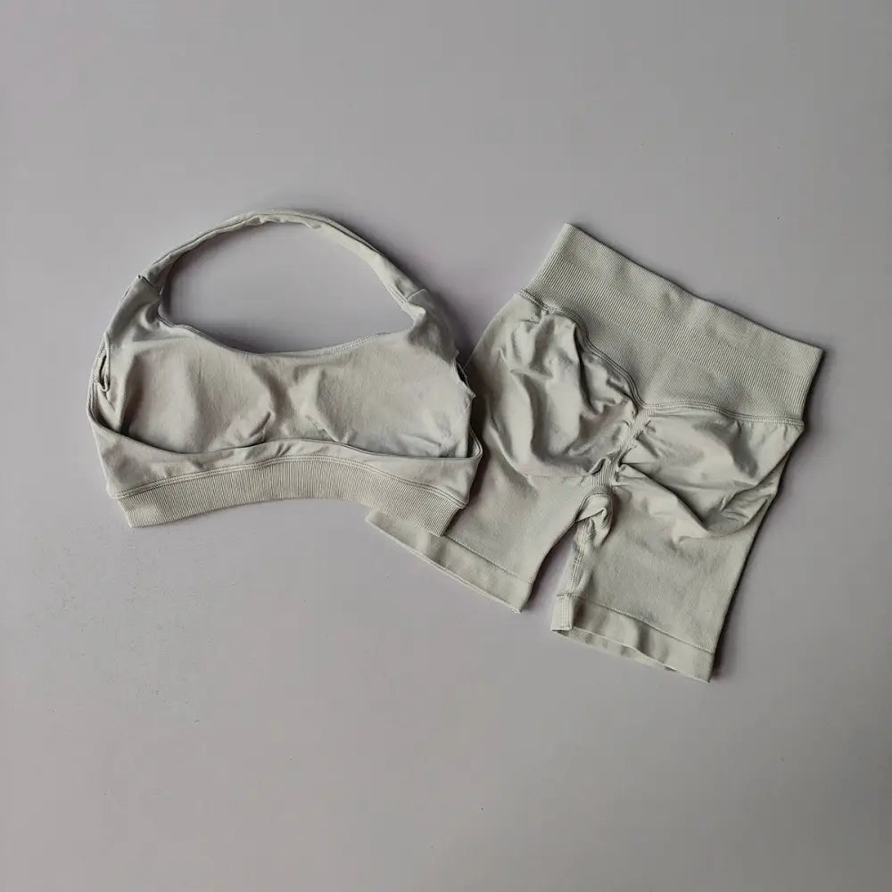 High Waist Seamless Yoga Suit for Women - The Lady's Haven Boutique