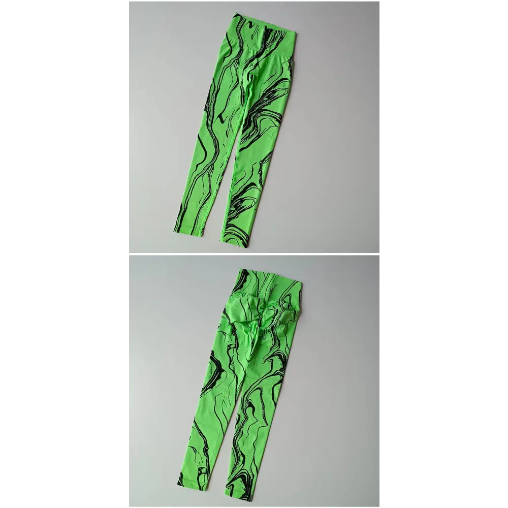 High Waisted Printed Leggings Various Colors - The Lady's Haven Boutique