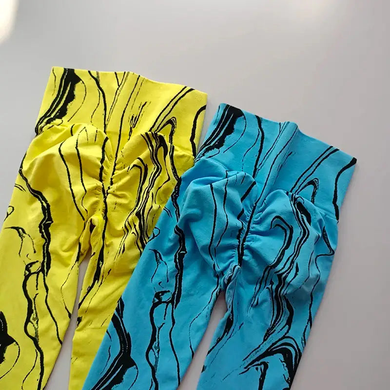 High Waisted Printed Leggings Various Colors - The Lady's Haven Boutique