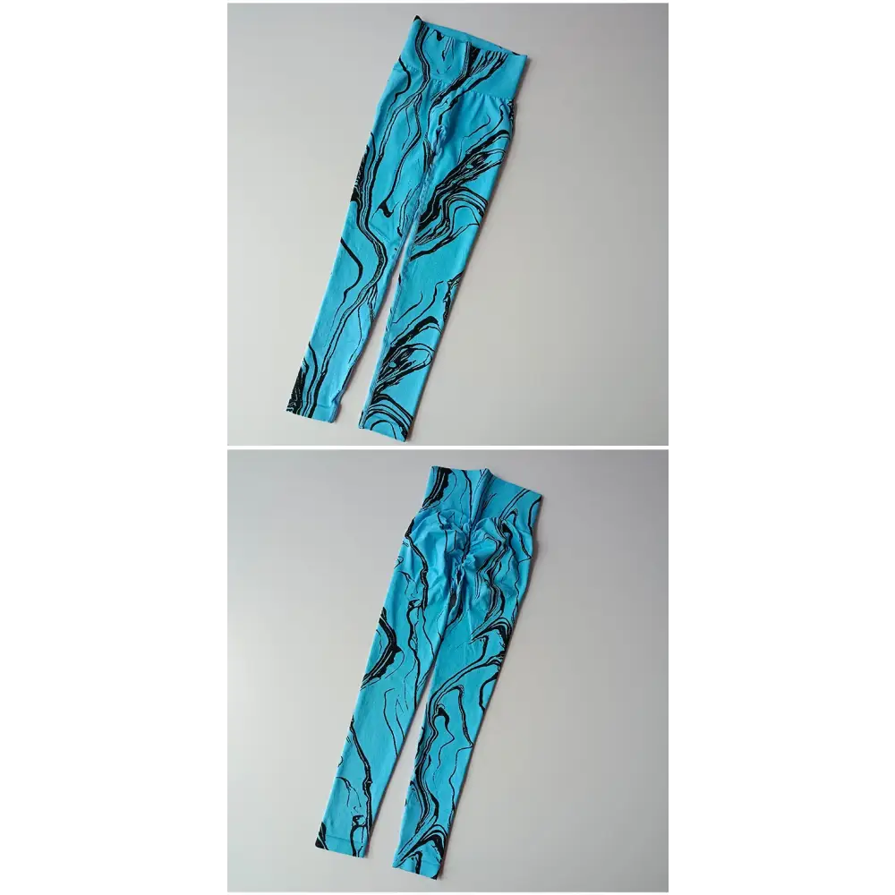 High Waisted Printed Leggings Various Colors - The Lady's Haven Boutique
