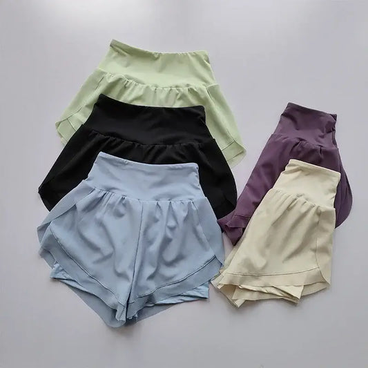 High-Waisted Sports Yoga Cycling Shorts For Women - The Lady's Haven Boutique